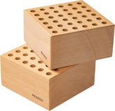 MEEDEN Beechwood Pencil and Brush Holder: 36 Holes-Set of 2