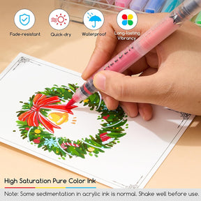 MEEDEN Dual Tip Acrylic Paint Marker Set (48, 96 & 120 Colors)