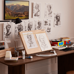 MEEDEN Large Studio Artist Sketching Tabletop Easel