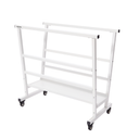 MEEDEN Metal Print Rack - White