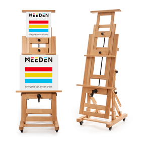 MEEDEN Deluxe Studio Large Rocker Crank Heavy Duty Artist Easel-DHJ-12