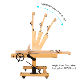 MEEDEN Pro Semi-Automatic Adjustable Large Studio Easel for Artists - DHJ-5