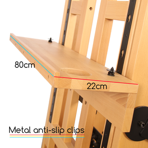 MEEDEN Pro Semi-Automatic Adjustable Large Studio Easel for Artists - DHJ-5