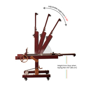 MEEDEN Pro Semi-Automatic Adjustable Large Studio Easel for Artists - DHJ-5