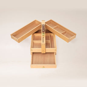 Wooden Art Supply Storage Box-HBX-7