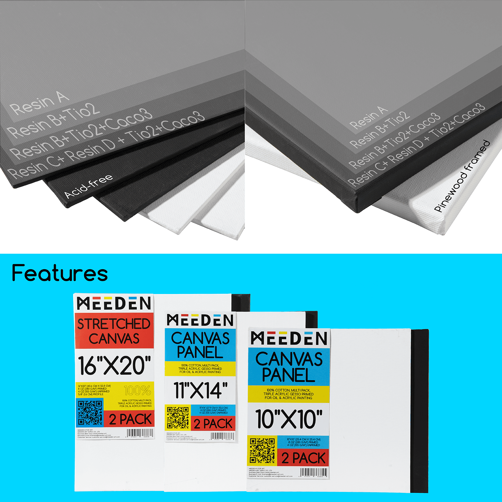 MEEDEN Deluxe All-in-one Art Painting Set, 147 Pieces