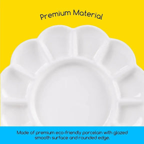 MEEDEN 12-Well Ceramic Artist Paint Palette - MEEDEN ARTPalette