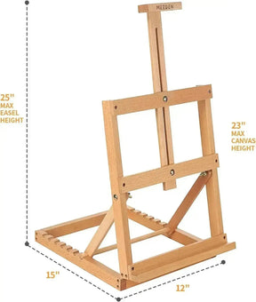 MEEDEN Heavy-Duty Tabletop H-Frame Easel - MEEDEN ARTEasel
