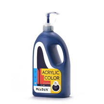 MEEDEN Phthalo Blue Acrylic Paint with Pump Lid, 1/2 Gallon (2L /67.6 oz.) - MEEDEN ARTPaint