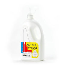 MEEDEN Titanium White Acrylic Paint, Extra-Large 2L /67 oz - MEEDEN ARTPaint