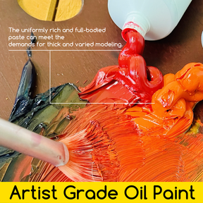 MEEDEN Artist Grade Oil Paint - 60ml/2oz, 24 Tubes