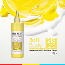 MEEDEN Soft Body Acrylic Paints Set, 37 Colors x 250ml/8.45oz