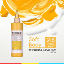 MEEDEN Soft Body Acrylic Paints Set, 37 Colors x 250ml/8.45oz