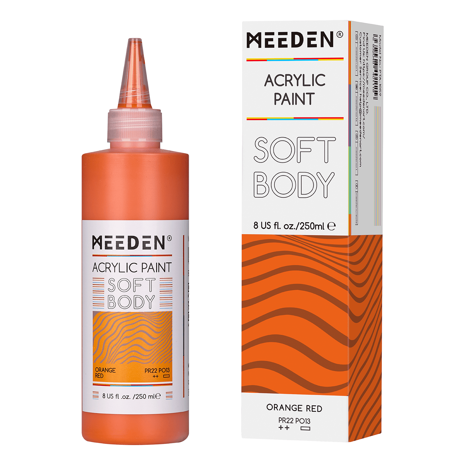 MEEDEN Soft Body Acrylic Paints Set, 37 Colors x 250ml/8.45oz