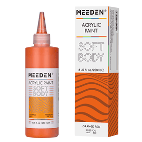 MEEDEN Soft Body Acrylic Paints Set, 37 Colors x 250ml/8.45oz
