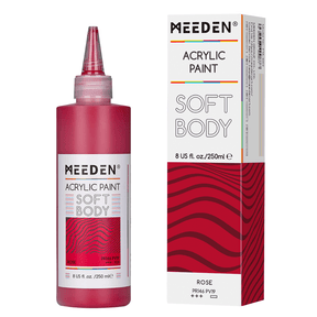 MEEDEN Soft Body Acrylic Paints Set, 37 Colors x 250ml/8.45oz