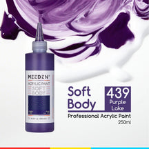 MEEDEN Soft Body Acrylic Paints Set, 37 Colors x 250ml/8.45oz