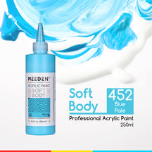 MEEDEN Soft Body Acrylic Paints Set, 37 Colors x 250ml/8.45oz