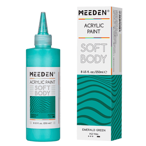 MEEDEN Soft Body Acrylic Paints Set, 37 Colors x 250ml/8.45oz