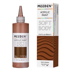 MEEDEN Soft Body Acrylic Paints Set, 37 Colors x 250ml/8.45oz