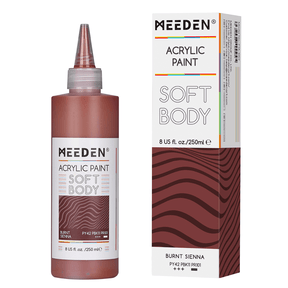 MEEDEN Soft Body Acrylic Paints Set, 37 Colors x 250ml/8.45oz