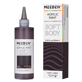 MEEDEN Soft Body Acrylic Paints Set, 37 Colors x 250ml/8.45oz