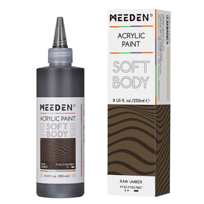 MEEDEN Soft Body Acrylic Paints Set, 37 Colors x 250ml/8.45oz
