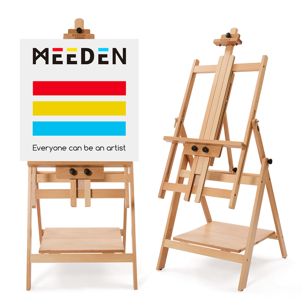 MEEDEN Adjustable Large H-Frame Art Easel Stand-W10B