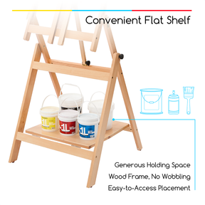 MEEDEN Adjustable Large H-Frame Art Easel Stand-W10B