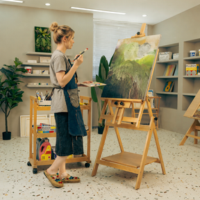 MEEDEN Adjustable Large H-Frame Art Easel Stand-W10B