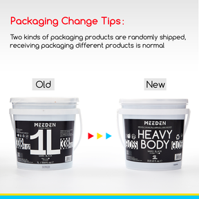 MEEDEN Studio Heavy Body Acrylic Paint – 1L (33.8 oz), 24 Colors